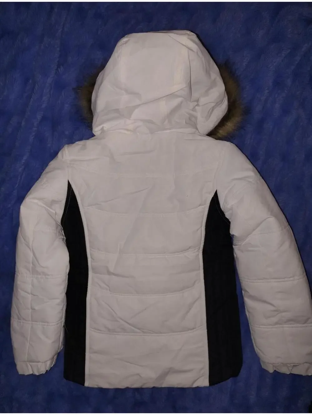 White and black winter Jacket